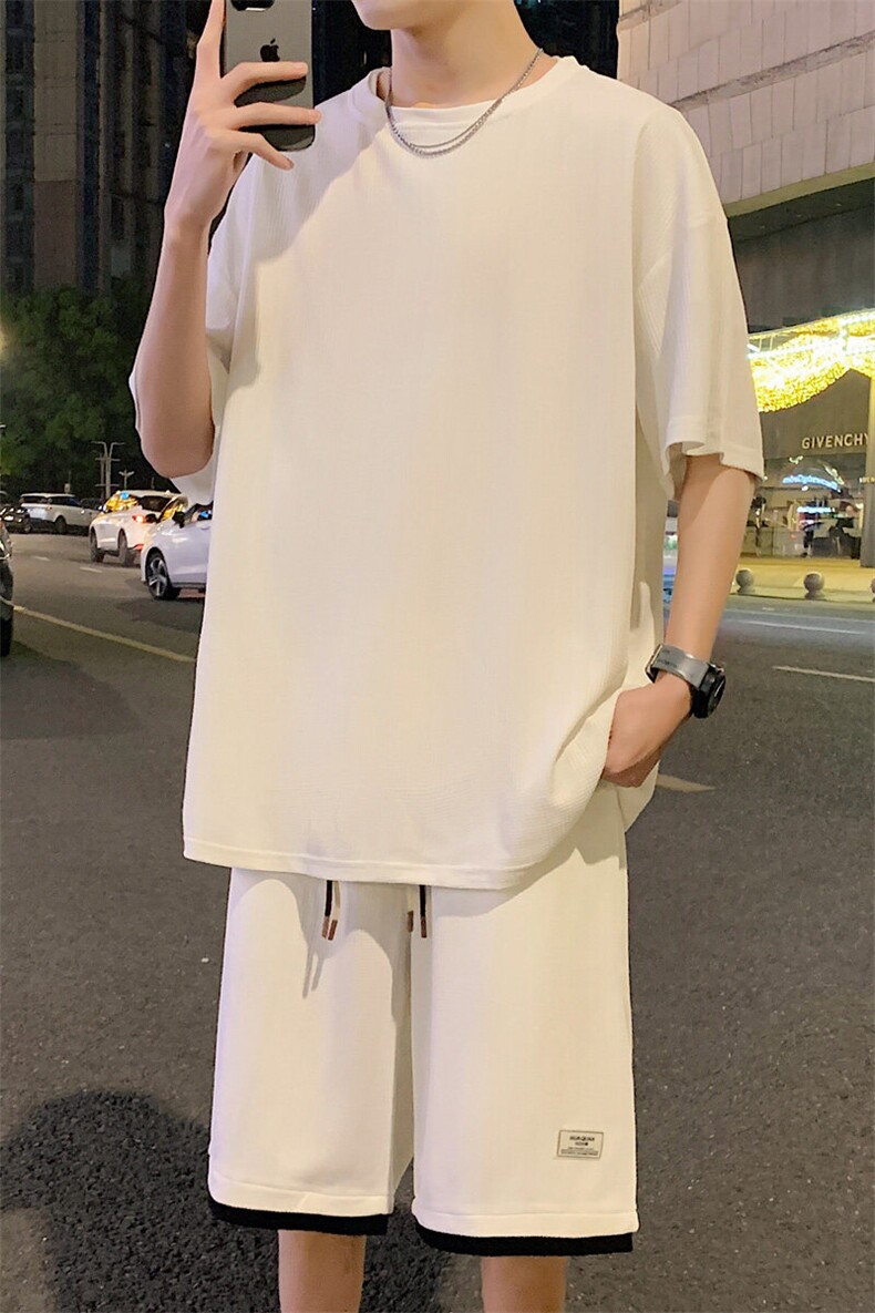 ！2025夏季新款男士短袖套装TZH269（DK269+TT252）特P55,男装T恤,电商B220