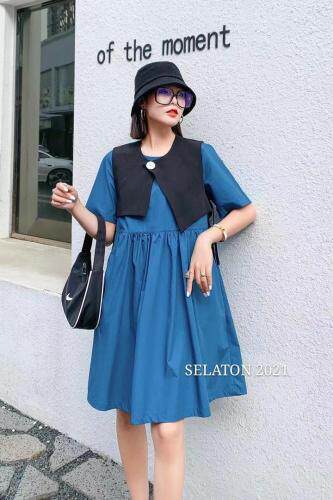 两件套连衣裙，女装连衣裙，雪蘭桐