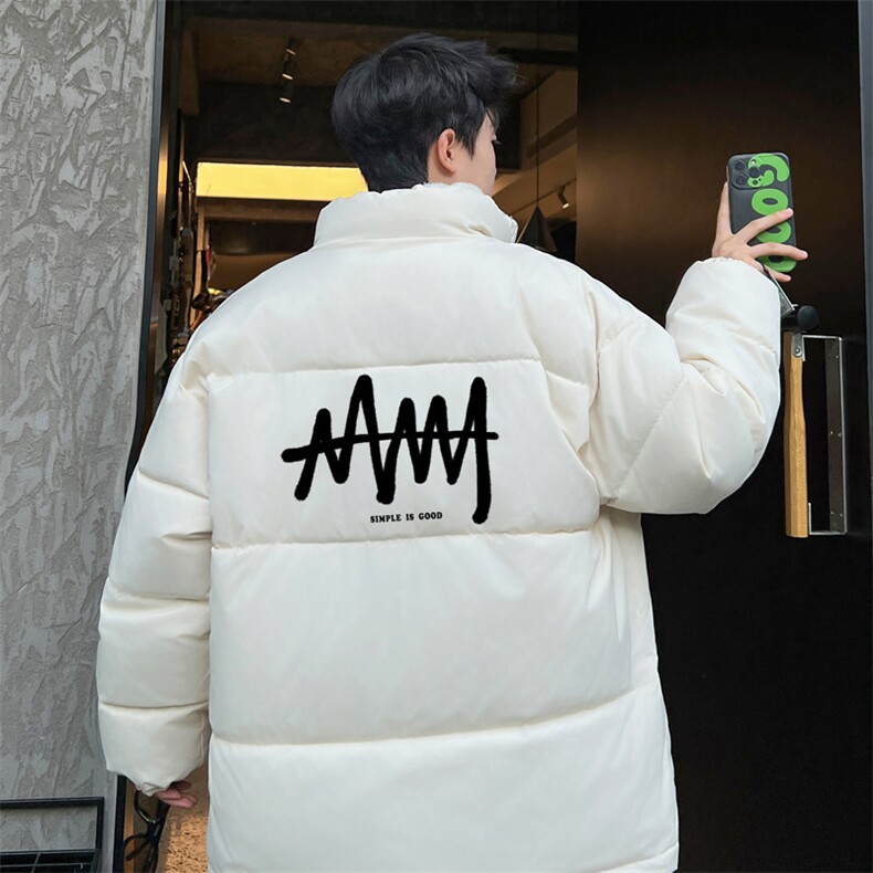 ！2023冬季男士立领棉衣加绒加厚简约百搭棉服外套MY127P75,男装棉衣,电商B220