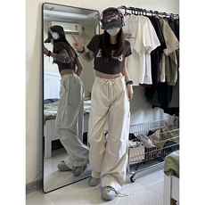 B221美式ins街头hiphop宽松工装休闲裤子LK23122-P65控88，男装休闲裤，电商B221