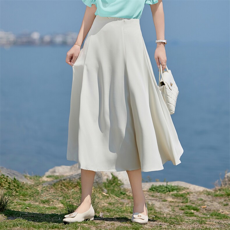 夏日漂亮小日常韩系气质穿搭一整套高级感绝美花朵衬衫女裙子,女装半身裙,卡杰菲