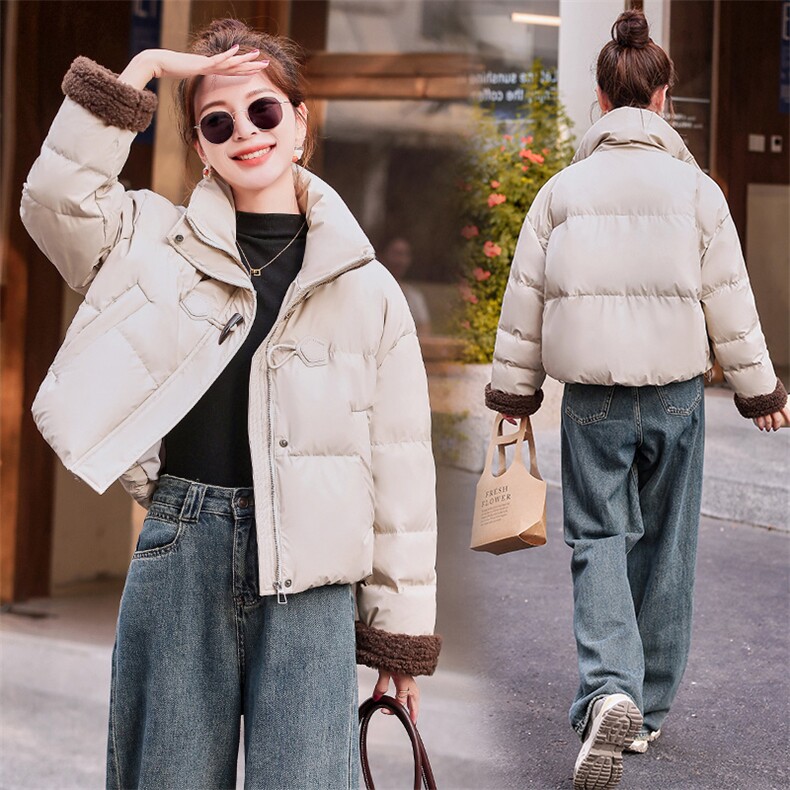 短款羽绒服女2023冬季新款女装韩版时尚气质白鸭绒加厚保暖外套潮,女装羽绒服,慧尚依恋