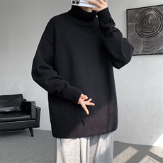 8XL-M神款搭配！！！特大码高领毛衣男打底衫百搭内搭MY1214P45，男装T恤，电商D206-1
