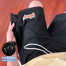 特批P29无差价夏季字母刺绣透气网眼宽松直筒百搭短裤男DK5814，男装休闲裤，电商A001-1