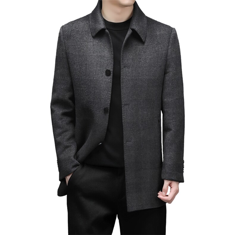 CSYM92730钱塘2020-2中年冬季厚款商务休闲翻领新款夹克P300,男装夹克,钱塘207-2