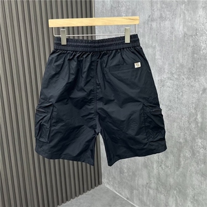 美式休闲短裤男士夏季薄款2025新款工装风潮牌宽松直筒运动五分裤图片