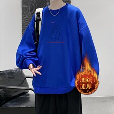 克莱因蓝加绒款