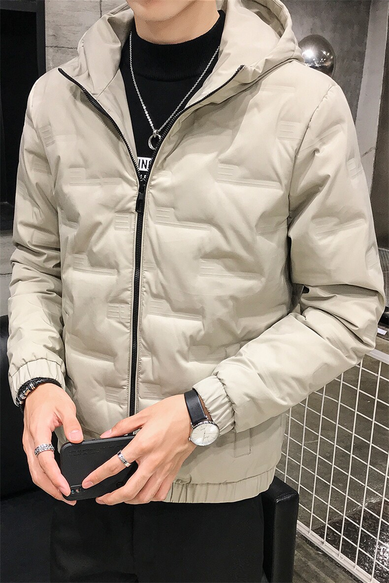 现货外贸侧飞图立领光板团体服班服宽松韩版情侣学生外套羽绒服,男装羽绒服,星座301D-5(原星座1415）