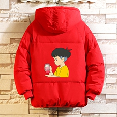 MY16200-P100加厚加绒连帽棉衣男大码棉服男面包服男砖墙挂拍，男装棉衣，电商A040A