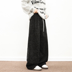 8XL-M大码美式复古斜条纹裤子加绒雪尼尔慵懒加绒休闲裤KZ1940P68，男装休闲裤，电商B238