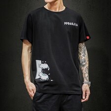 2021夏季新日系大码男马切达已注册卡通印花T恤休闲短袖T1007-P25，男装T恤，电商A001