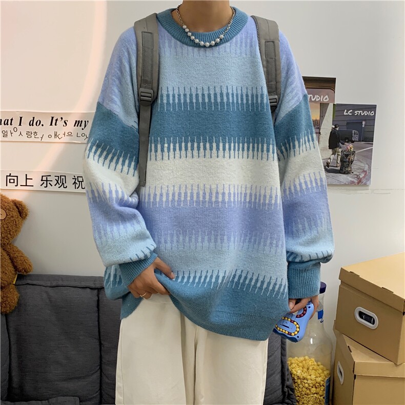 秋冬针织衫圆领套头毛衣MY27P60,男装针织衫/毛衣,电商D325