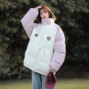现货 抖音得物可供视频 三防加厚羽绒拼接棉衣外套面包棉服 86618图片