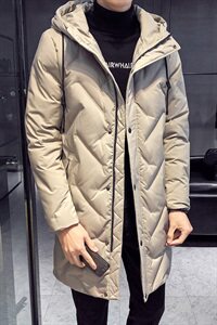 羽绒服男 2020冬季新款中长款男士加厚外套DS275T图片