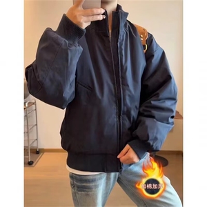 美式加厚飞行员夹克棉衣男款冬季高级感棉服短款立领棒球服图片
