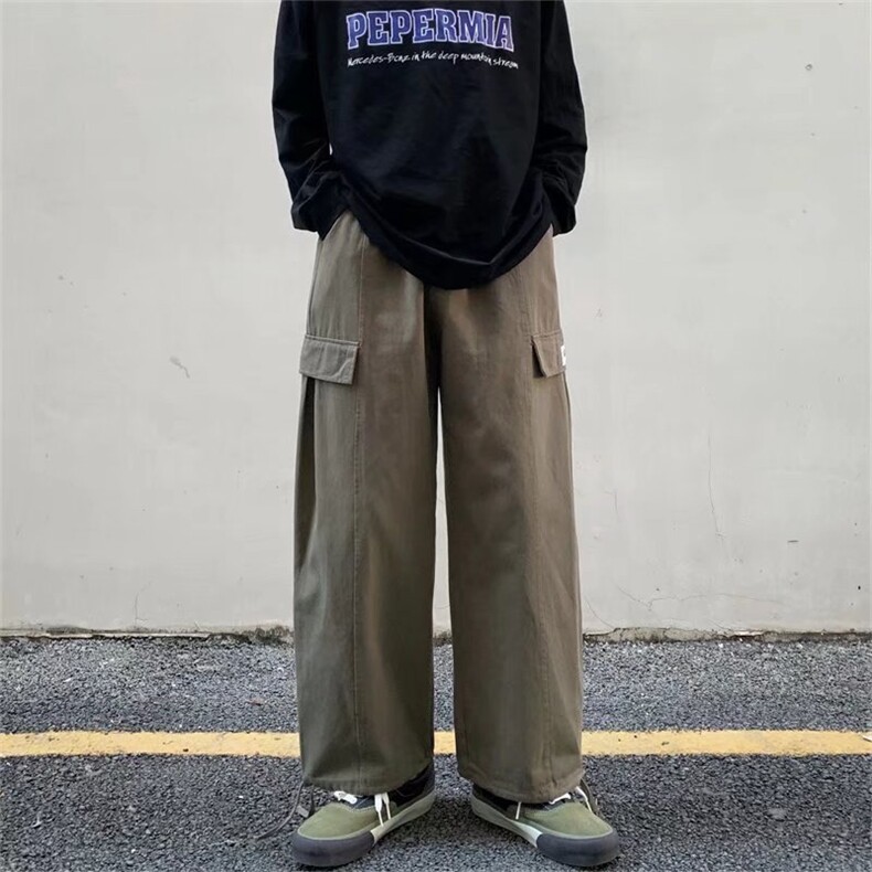 男青春流行直筒运动裤潮休闲长裤纯棉厚斜纹K7052P34,男装休闲裤,星座1116-2