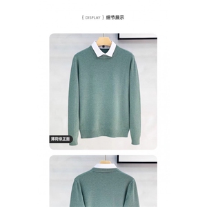 1506A/G98270/P49新款秋冬假两件打底圆领毛衣针织衫修身上衣图片