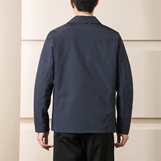 行政夹克外套男秋款公务员干部中年商务成熟男装310B-2-JK81-P45，男装夹克，星座310B-2