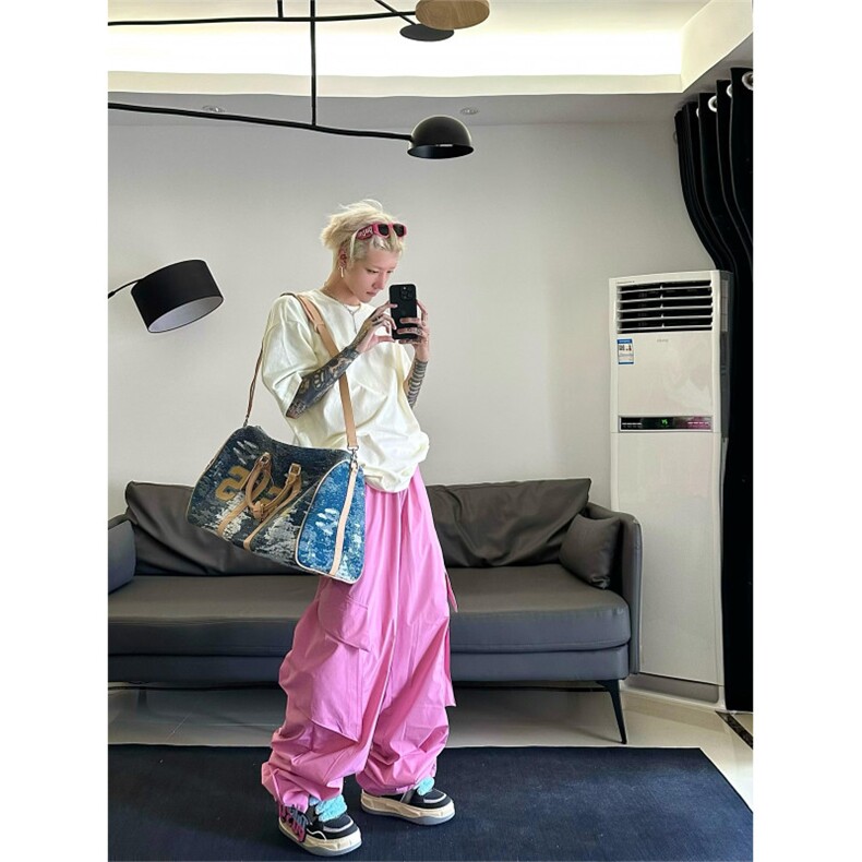 2025春夏款潮牌欧美高街vibe复古美式工装裤BK2309-P53控78，男装工装外套，星座1002-1