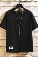 DX24061-P25大口袋百搭短袖t恤男大码半袖体恤上衣服，男装T恤，电商A040A