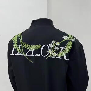 1001-P57 美式春秋新款2025风衣夹克外套立领防风潮流百搭棒球服图片