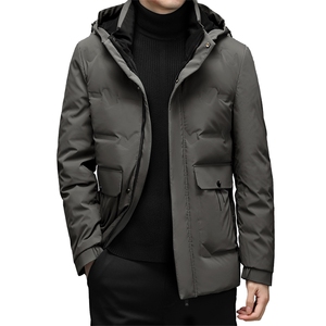 中年男灰鸭绒羽绒服男冬季新款中年加厚外套爸爸装YYYR6101-P265图片