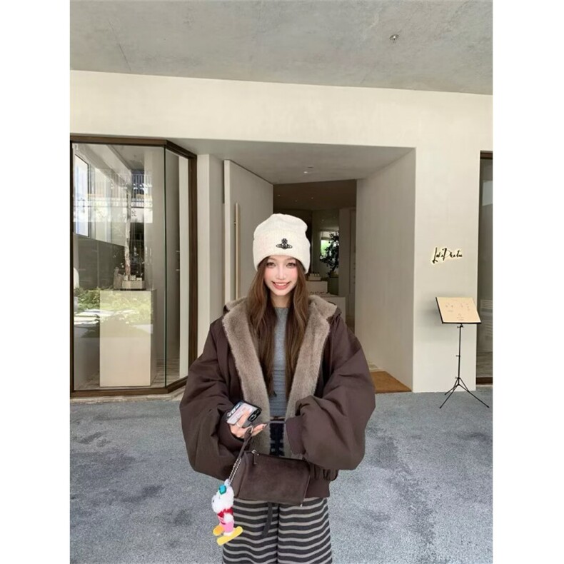 冬季棉服棉衣男生加厚保暖面包服休闲潮牌帅气外套M282-P105,男装棉衣,星座308B-2