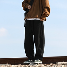 秋季宽松阔腿裤男哈伦休闲裤直筒裤K15-特P28，男装休闲裤，星座1212
