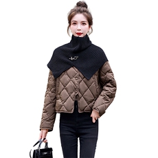 时尚潮流轻薄短款羽绒服女2023年冬季新款小个子外套90白鸭绒，女装羽绒服，润尚靓点