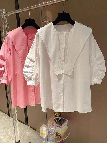 翻领衬衫，女装衬衫，一颗柠檬