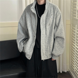 现货羊毛呢夹克外套秋冬加厚呢大衣短款A351-AJ2602-P125控188图片
