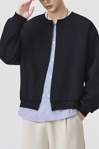 秋季现货假俩件宽松开衫圆领卫衣男DSA157B-W6710-特P43图片