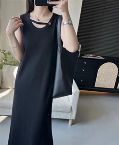 夏季新款V领潮牌港味复古修身显瘦女士条纹连衣裙图片