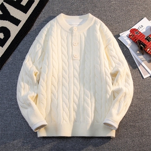 8811-P58 2025年秋冬新款休闲毛衣男士时尚长袖宽松针织衫上衣图片