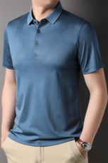 夏季商务休闲男士短袖polo衫中年男翻领T恤HP78850-P140，男装Polo衫，星座1105-3