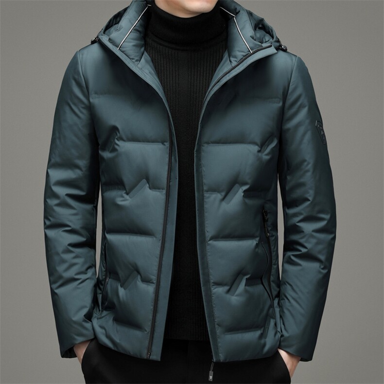 2023冬季新款羽绒服男装休闲灰鸭绒中年爸爸装外套YYYR22019-P240图片