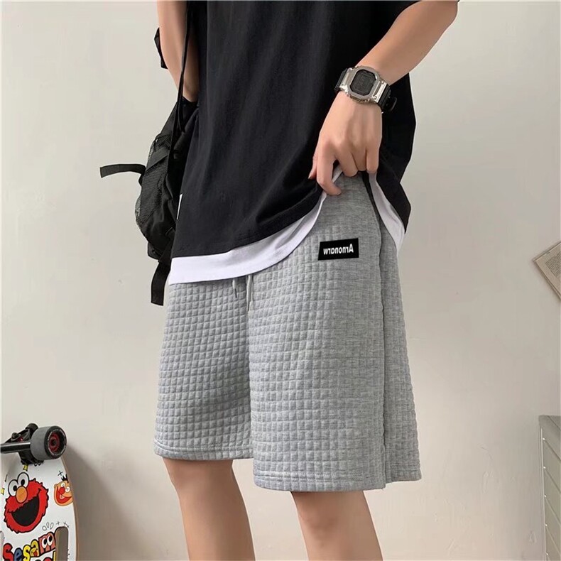 男春季潮流时尚华夫格休闲短裤K323P27,男装休闲裤,星座1116-2