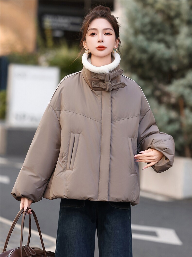 2025冬装新款保暖宽松派克羽绒服,女装羽绒服,鑫鑫格