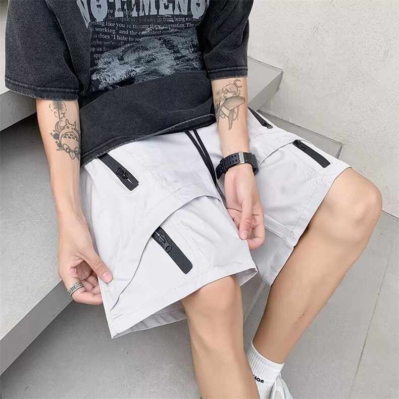 男春夏新款青少年时尚小牛津休闲裤E516 P36图片