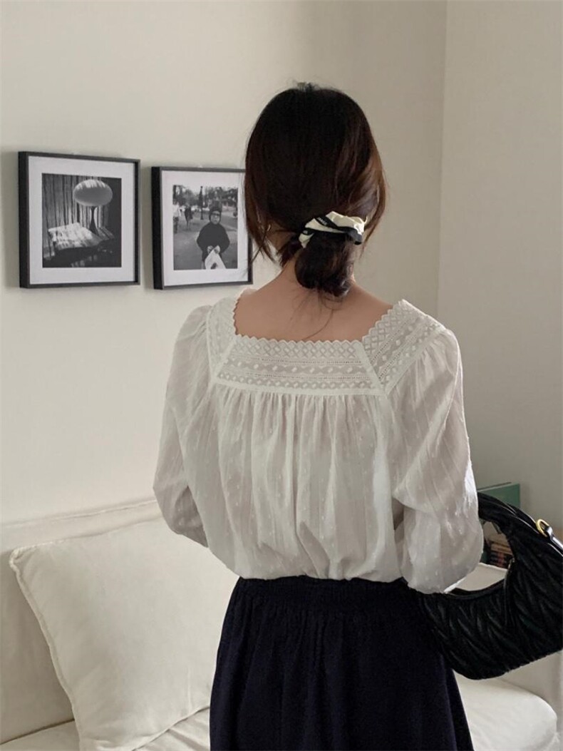 法式U领小衫，其它，DAP