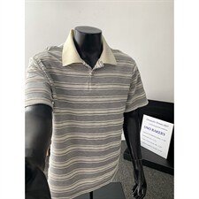 2026夏季新款条纹polo领宽松短袖T恤男DT6254-特P30建议零售价78，男装T恤，电商A001