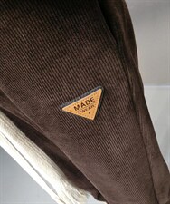 时尚编绳条绒收口休闲裤，女装休闲裤，七彩布衣