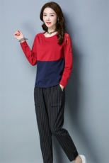 舒适套装/套裙修身纯色气质韩版简约宽松长袖纯色2021年春季，女装套装/套裙，丽影随形