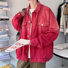 牛仔外套男春秋韩版潮流潮牌夹克男休闲上衣服JK0892-P75，男装夹克，星座308B-1