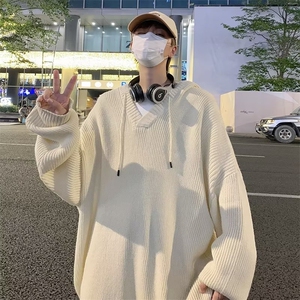 美式毛衣男慵懒风休闲针织衫 M182 P43图片