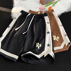 XZ616夏季新款麂皮绒R星发泡短裤休闲裤TY819P45控58，男装牛仔裤，星座512A（原616）