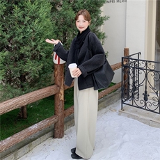 双面羊绒大衣女2026冬季新款小个子毛呢外套2C227/3319/P265K338，女装毛呢外套，2C227