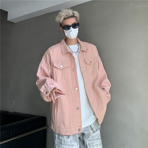 25款抖音品质男士宽松纯色情侣休闲水洗外套上衣N961/P85128图片