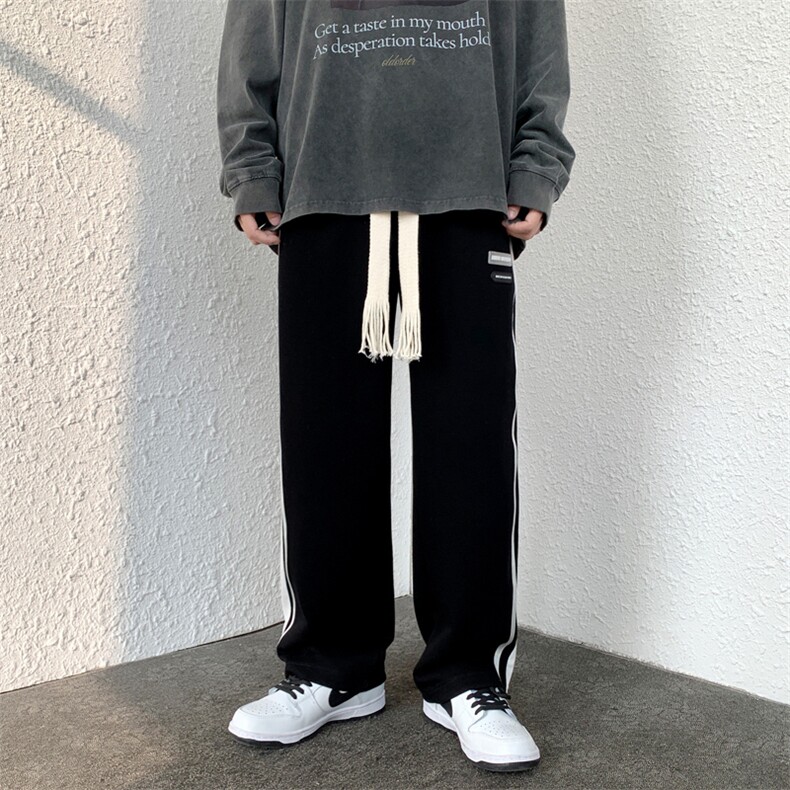 备货5000条情侣卫裤男宽松大码克莱因蓝休闲运动裤,男装休闲裤,电商A161-2