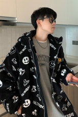 羊羔毛绒外套加绒夹克棉袄棉服棉衣男连帽P80立领P70，男装夹克，星座207